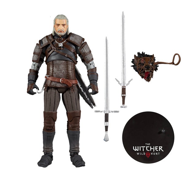 McFarlane The Witcher 3 : Wild Hunt Figurine articulée 18 cm - Geralt Of Rivia