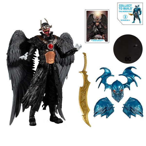 McFarlane DC Multiverse Build-A Figurine articulée 18 cm - Wv2 - Batman Who Laughs (Hawkman)