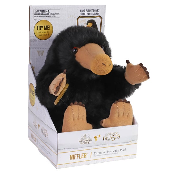 Noble Collection Harry Potter Niffler 22,50 cm Elektronische Interactieve Pluche