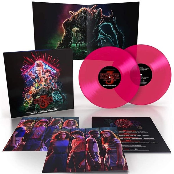 Stranger Things 3 (Original Score From The Netflix Original Series) Vinyl 2LP (Neon Pink)