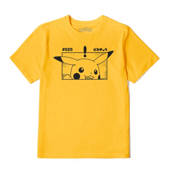 Pokémon Pikachu Unisexe T-Shirt - Jaune moutarde