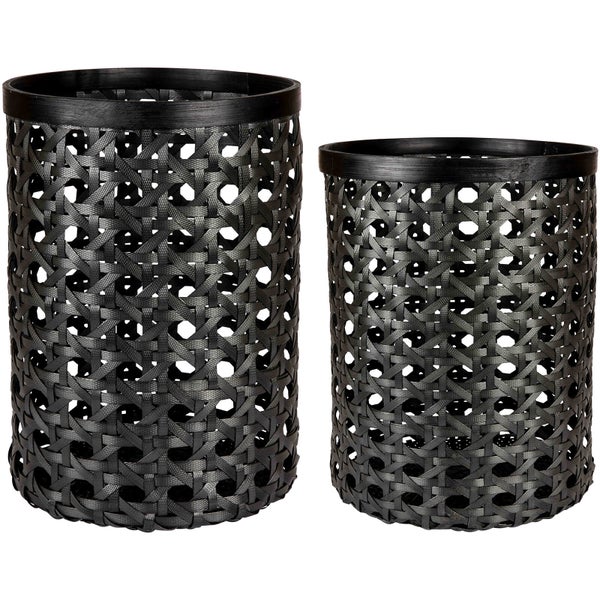 Day Birger et Mikkelsen Home Bamboo Basket - Black (Set of 2)