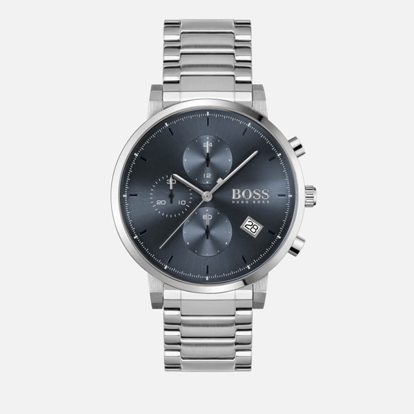 BOSS Hugo Boss Men's Integrity Metal Strap Watch - Blue/Silver