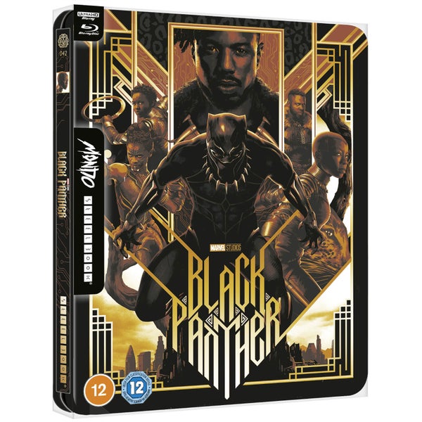 Marvel Studios' Black Panther - Mondo #42 Zavvi Exclusive 4K Ultra HD Steelbook (includes Blu-ray)