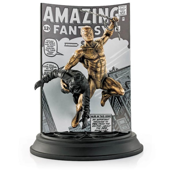 Royal Selangor Marvel Spider-Man Amazing Fantasy #15 Gold Version Limited Edition Statue (200 Worldwide)