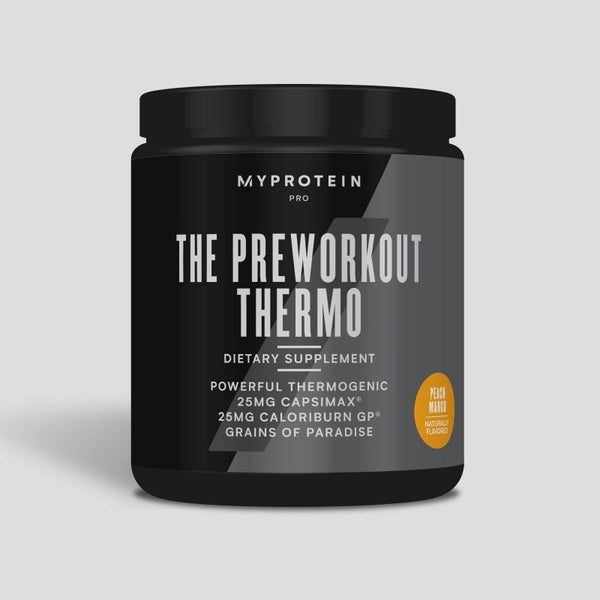 Myprotein THE Pre-Workout Thermo (USA) - 0.66lb - Saveurs du mois - Pêche mangue
