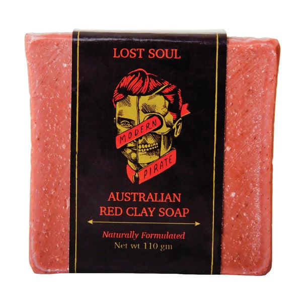 Modern Pirate Lost Soul Australian Red Clay Face/Body Soap 110g