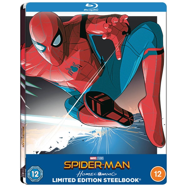 Spider-Man Homecoming - Zavvi Exclusief Lenticulair Steelbook (Inclusief Blu-ray)