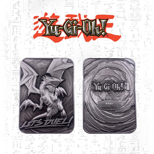 Yu-GI-Oh ! Carte métal Édition limitée Dragon blanc aux yeux bleus