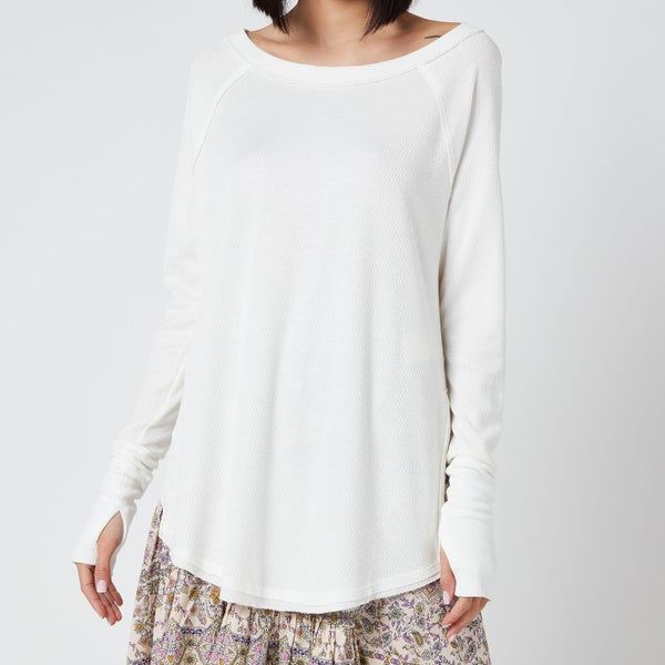 Free People Women's Snowy Thermal Top - White