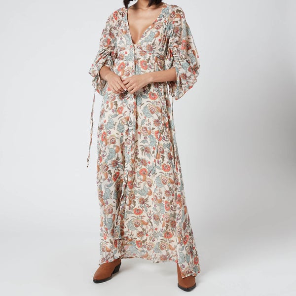 Free People Women's Earthfolk Maxi Dress - Tea Combo
