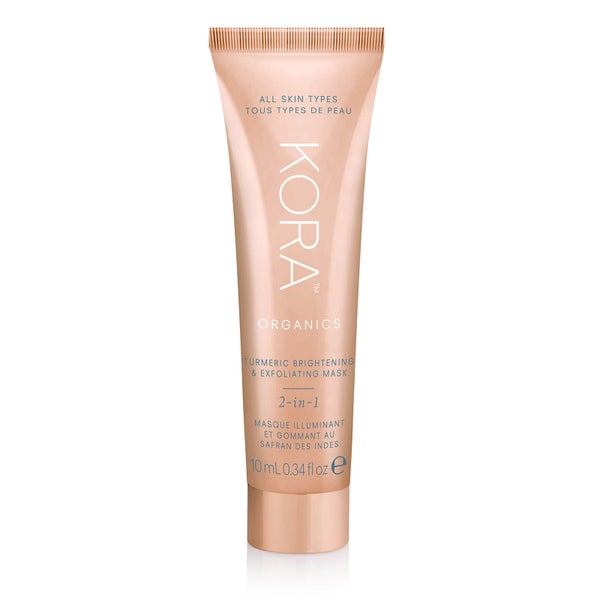 KORA Organics Turmeric Brightening and Exfoliating Mask 10ml