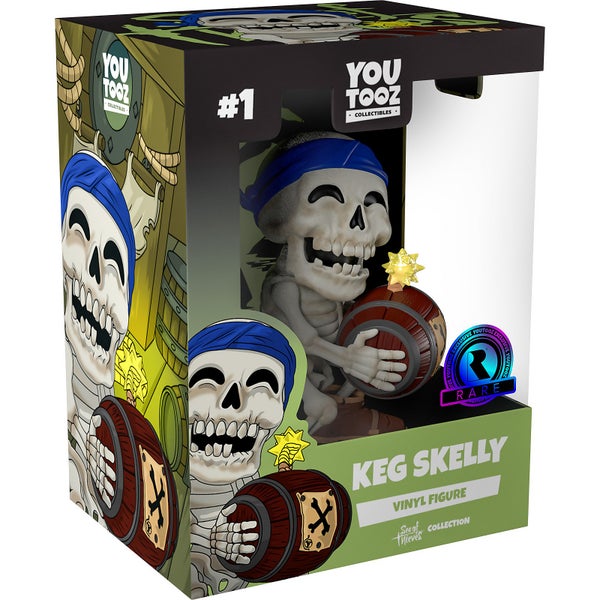 Youtooz Sea of Thieves 5" Vinyl Collectible Figure - Keg Skelly (Rare Store Exclusive)