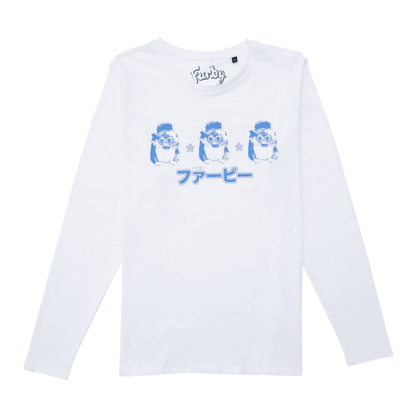 Furby Team Furby Unisex Long Sleeve T-Shirt - White