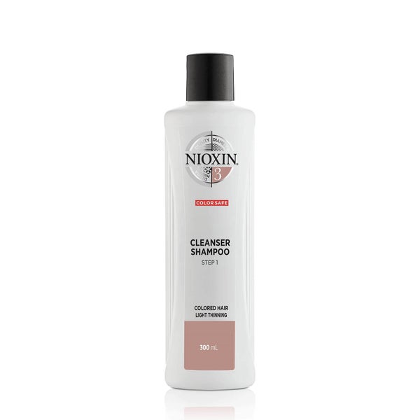 Nioxin System 3 Cleanser Shampoo for Color Treated Hair with Light Thinning 10.1 oz