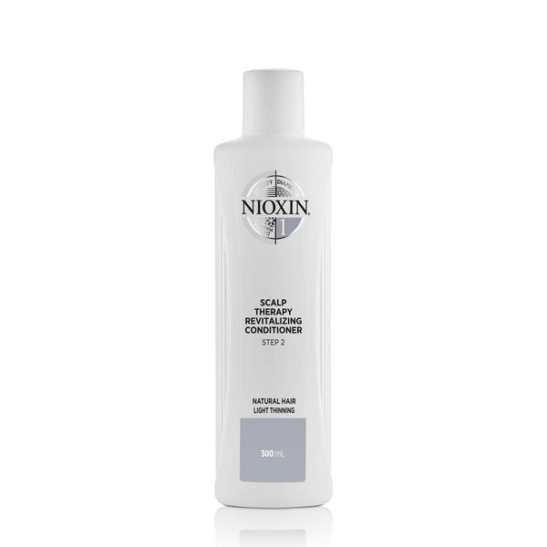 Nioxin System 1 Scalp Therapy Conditioner for Natural Hair with Light Thinning 10.1 oz