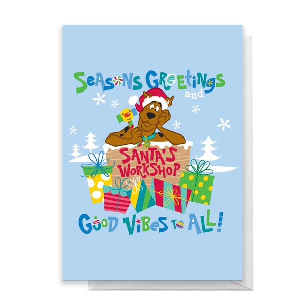 Scooby Doo Seasons Greetings Good Vibes All Greetings Card