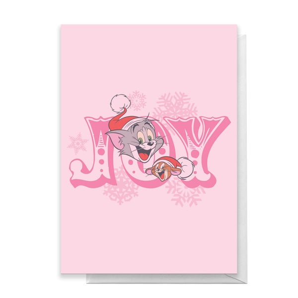 Tom And Jerry Joy Greetings Card