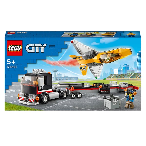 LEGO City: Great Vehicles Airshow Jet Transporter Toy (60289)