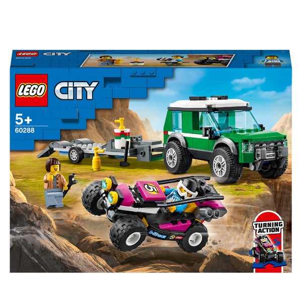 LEGO City: Grote voertuigen Race Buggy Transporter Speelgoed (60288)