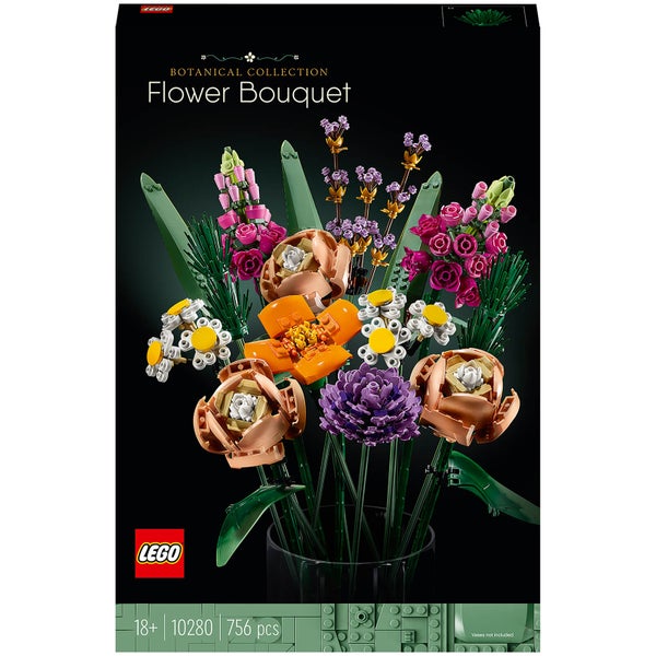 LEGO 10280 Creator Bloemenboeket, Kunstbloemen LEGO voor Volwassenen, Huisdecoratie Accessoires, Botanische Collectie