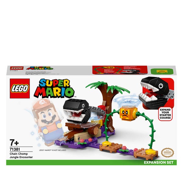 LEGO® Super Mario™: Ensemble d’extension La rencontre de Chomp dans la jungle (71381)