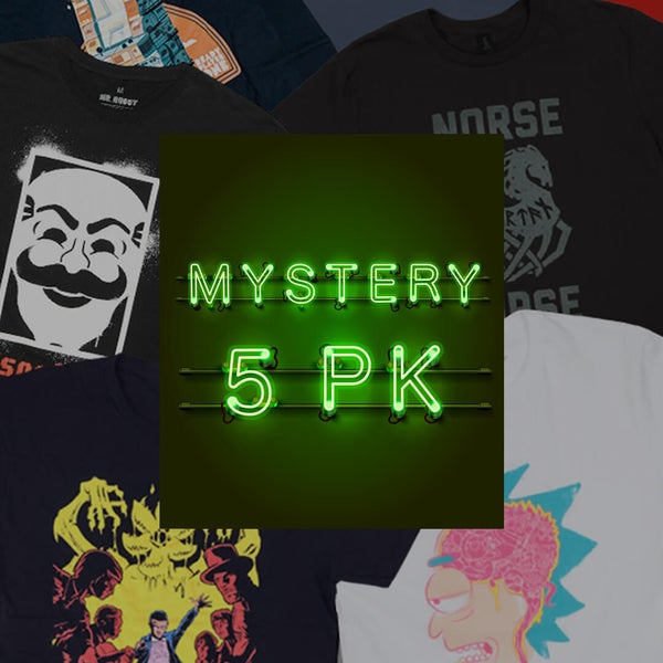 Mystery Kids' Geek T-Shirt - 5-Pack