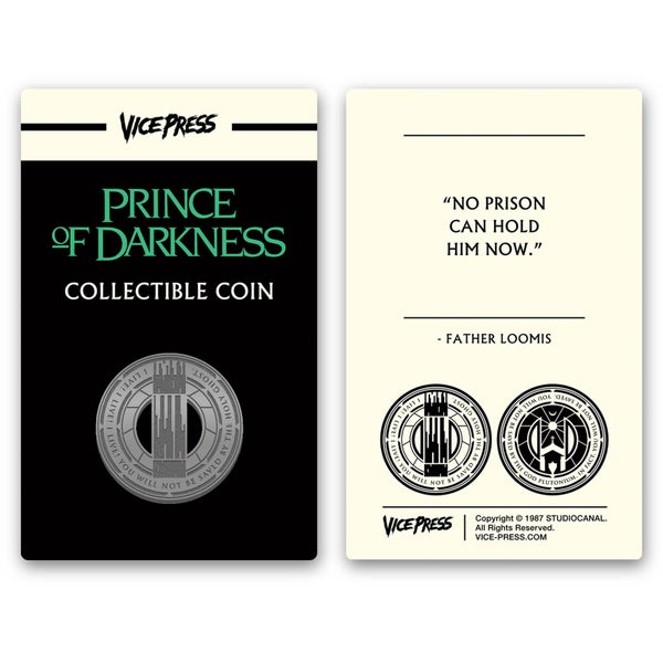 John Carpenter's - Prince of Darkness Limited Edition Silver Collector Coin