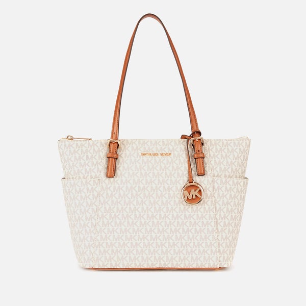 MICHAEL Michael Kors Sinclair Large East West Grab Tote Bag - Vanilla/Acrn