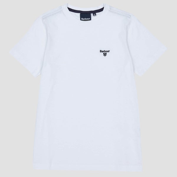 Barbour Boys' Small Logo T-Shirt - White