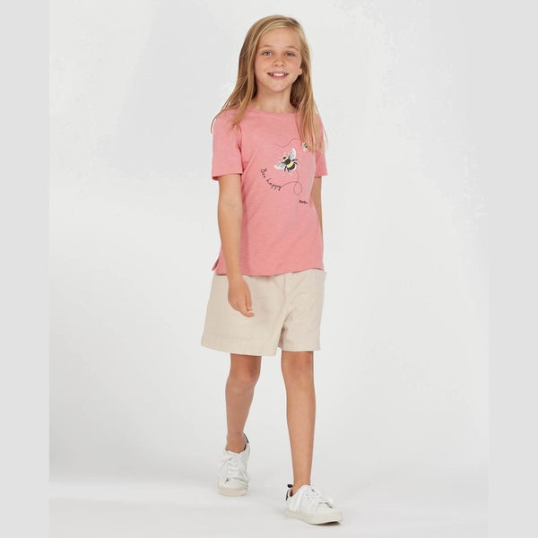 Barbour Girls' Merseyside T-Shirt - Vintage Rose