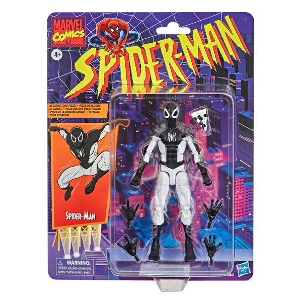 Hasbro Marvel Legends Spider-Man Vintage Collection Negative Suit Figurine