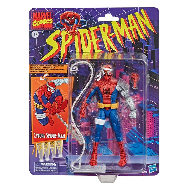 Hasbro Marvel Legends Spider-Man Vintage Collection Figurine Cyborg Spider-Man
