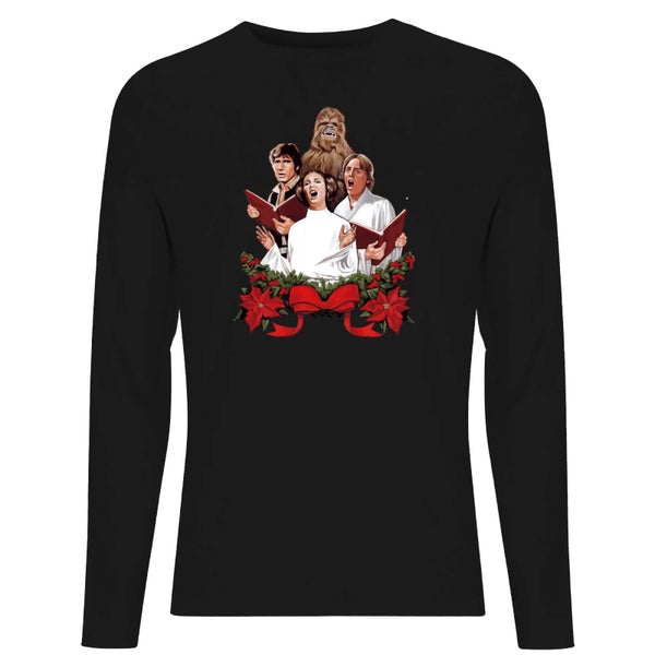Star Wars Christmas Jedi Carols Unisex Long Sleeve T-Shirt - Black