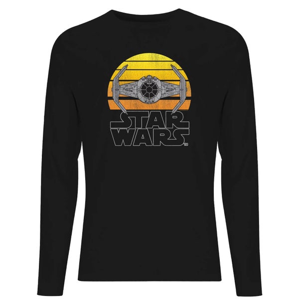 Star Wars Classic Sunset Tie Unisex Long Sleeve T-Shirt - Black