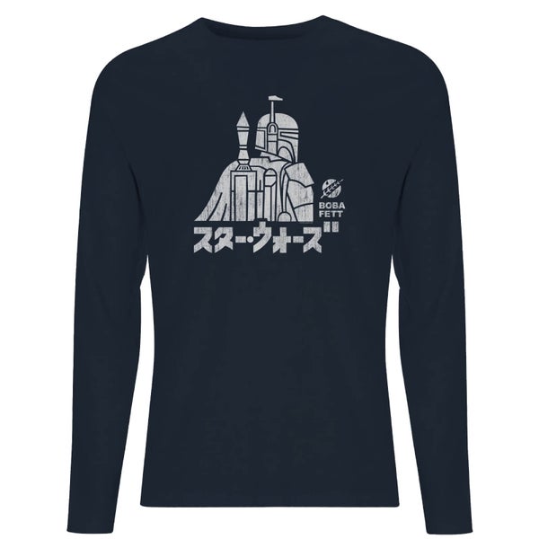 Star Wars Kana Boba Fett Unisex Long Sleeve T-Shirt - Navy
