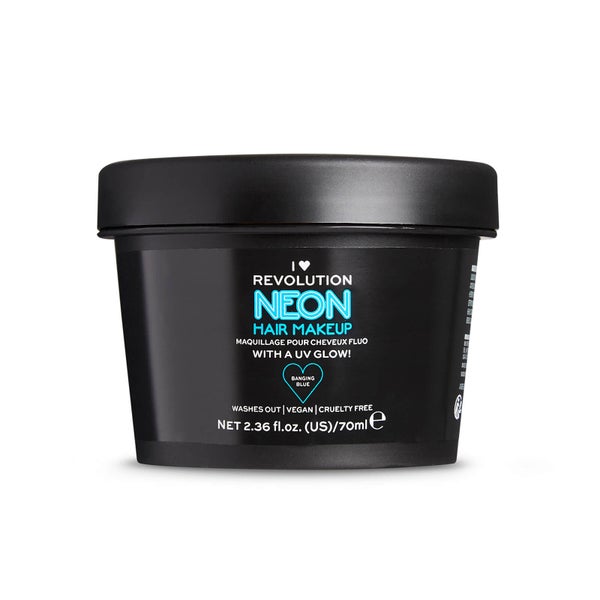 I Heart Revolution UV Neon Blue Hair Make Up