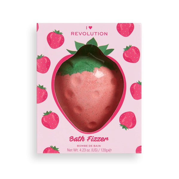 Шипучка для ванны Revolution I Heart Revolution Tasty Strawberry Fruit Fizzer