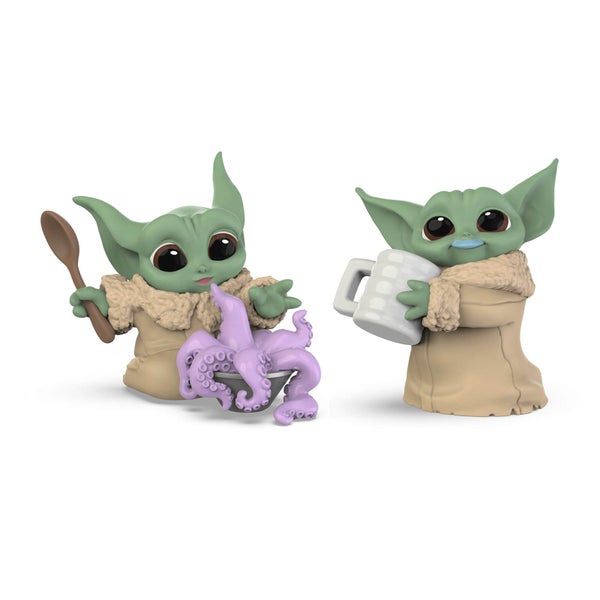 Star Wars The Bounty Collection L'enfant Pack de 2 Figurines Tentacle Soup Surprise, Blue Milk Mustache Posed