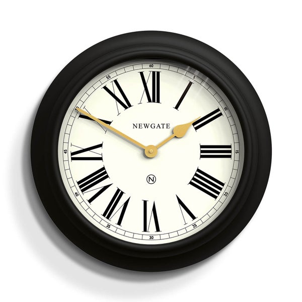 Newgate Chocolate Shop Clock - Black