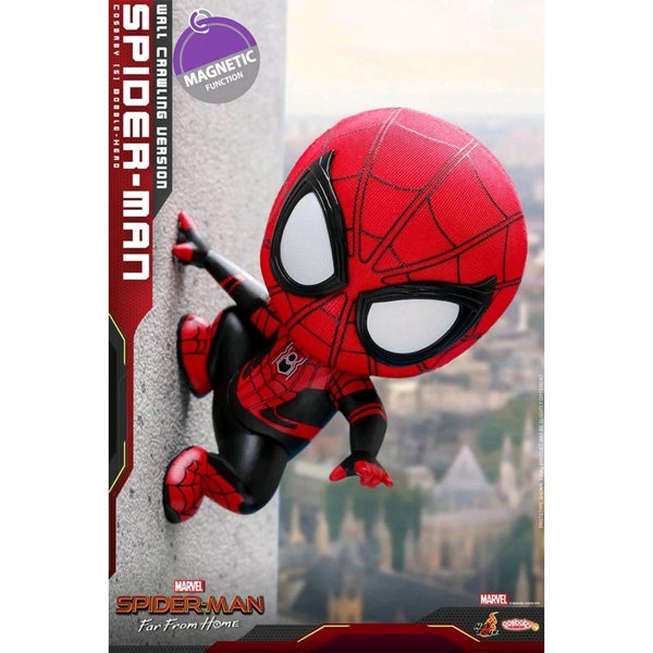 Hot Toys Cosbaby - Spider-Man : Far From Home (Taille S) - Spider-Man (version rampante)