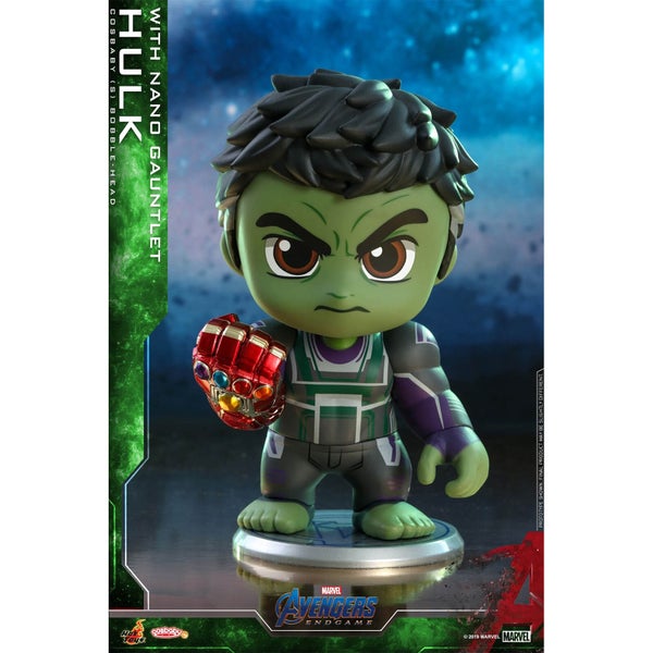 Hot Toys Cosbaby Marvel Avengers Endgame (Size S) - Hulk (with Nano Gauntlet Version)