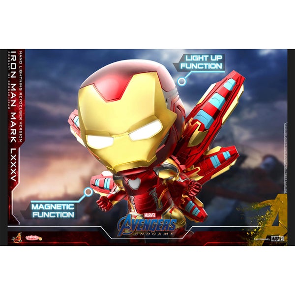 Hot Toys Cosbaby - Avengers : Endgame (Taille S) - Iron Man Mark 85 (Version Nano Lightning Refocuser)