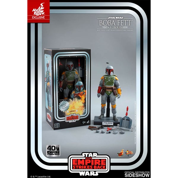 Hot Toys Movie Masterpiece - 1/6 Scale Fully Poseable Figure: Star Wars Episode V The Empire Strikes Back - Boba Fett