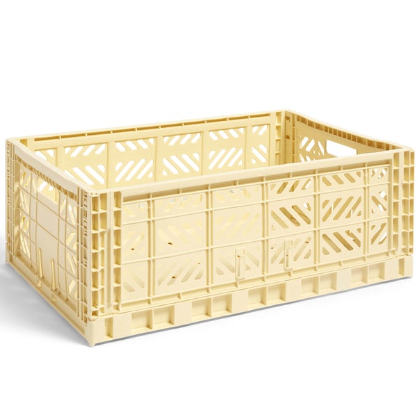 HAY Colour Crate Light Yellow - L