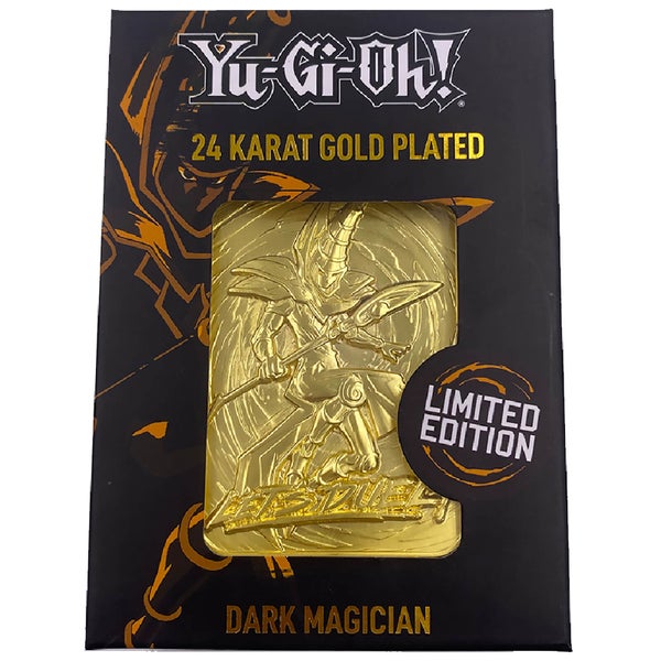 Plaqué or 24K Yu-Gi-Oh ! Carte de magicien noir