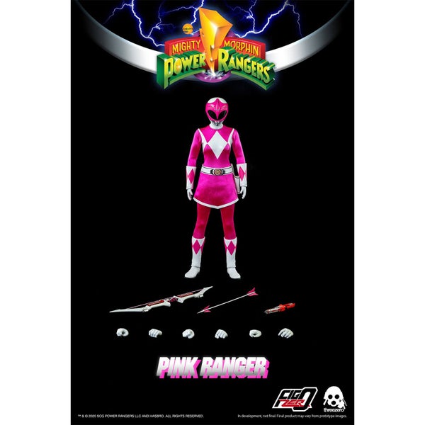 ThreeZero Power Rangers Pink Ranger Figur im Maßstab 1:6