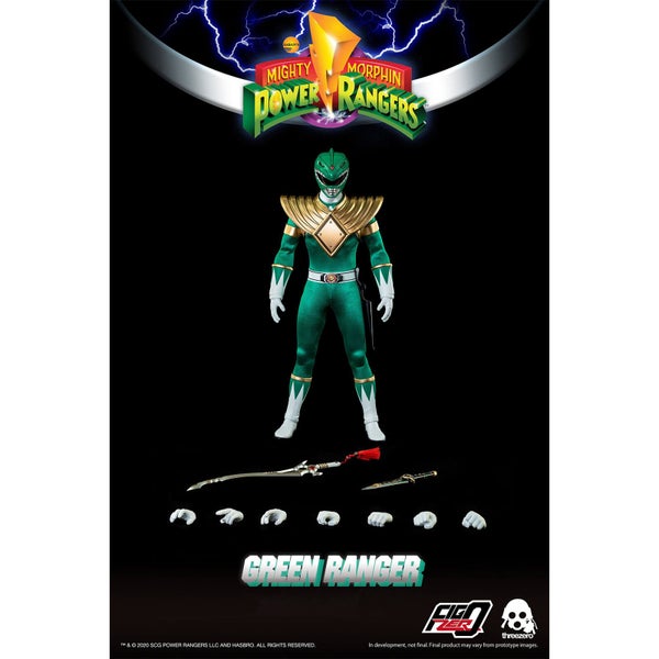 ThreeZero Power Rangers Green Ranger Figur im Maßstab 1:6