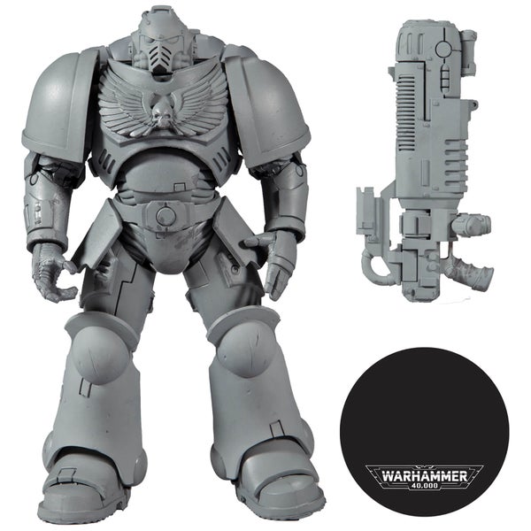 McFarlane Warhammer 40K 18 cm Wv2 - Figurine articulée 18 cm Primaris Space Marine Hellblaster (Ap)