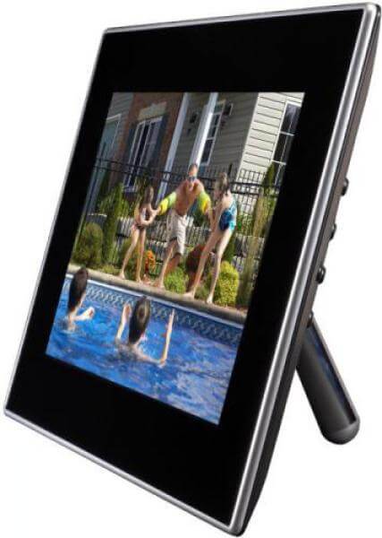 Linx Memoire 8 Inch  Designer Digital Photo frame - Black